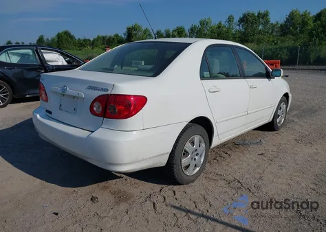 2005 Toyota Corolla Le z USA, uszkodzony, nr VIN 2T1BR30E75C555598